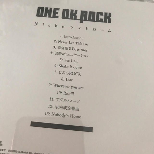 ONE OK ROCK(ワンオクロック)のワンオクロック☆シンドローム 中古 エンタメ/ホビーのCD(ポップス/ロック(邦楽))の商品写真