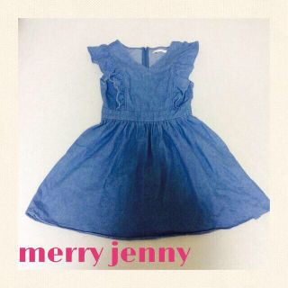 メリージェニー(merry jenny)のmerry jenny♡デニムOP(ミニワンピース)