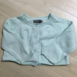 ベビーギャップ(babyGAP)のgapbaby ミントグリーン カーディガン 70(カーディガン/ボレロ)