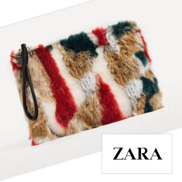 ZARA(ザラ)のZARA ファークラッチ レディースのバッグ(クラッチバッグ)の商品写真