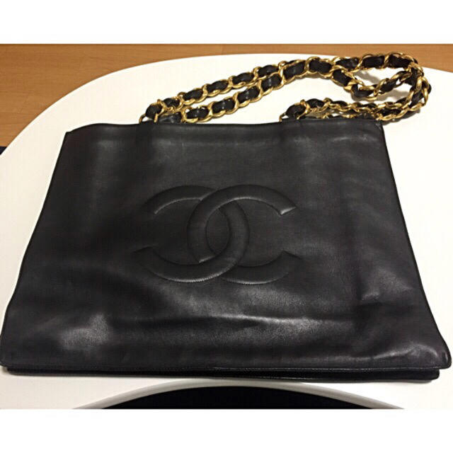 正規品 CHANEL チェーントート