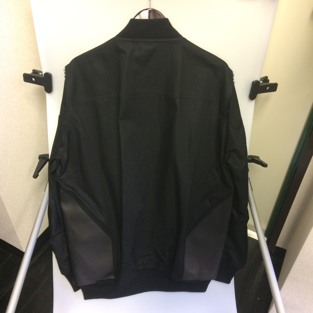 Rick Owens(リックオウエンス)の【新品】RICK OWENS レザー切替ブルゾン メンズのジャケット/アウター(レザージャケット)の商品写真