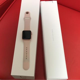 アップルウォッチ(Apple Watch)の3％クーポン可能 Apple Watch series 2 ピンク 38mm(スマートフォン本体)