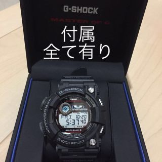 カシオ(CASIO)の2017/８月購入 フロッグマン GWF-1000-1JF ほぼ新品 送料込(その他)