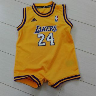 アディダス(adidas)のNBA レイカーズ　ユニフォーム　90サイズ(カバーオール)