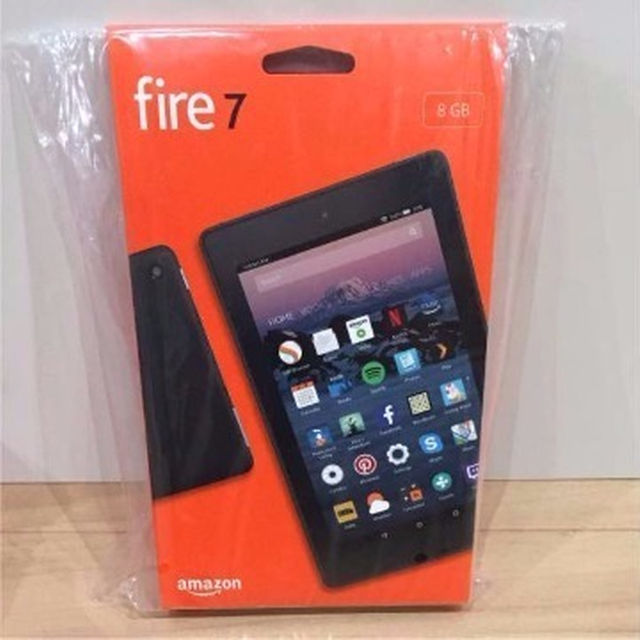 新品 Fire 7 タブレット (Newモデル) 8GB、ブラック Amazon スマホ/家電/カメラのPC/タブレット(タブレット)の商品写真