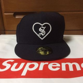 シュプリーム(Supreme)のSupreme Heart New Era Cap Navy 7 1/2(その他)