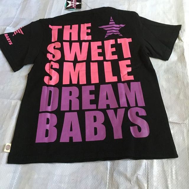 DREAMBABYS(ドリームベイビーズ)の新品 半袖Tシャツ 140センチ 黒 ベビド キッズ/ベビー/マタニティのキッズ服男の子用(90cm~)(Tシャツ/カットソー)の商品写真