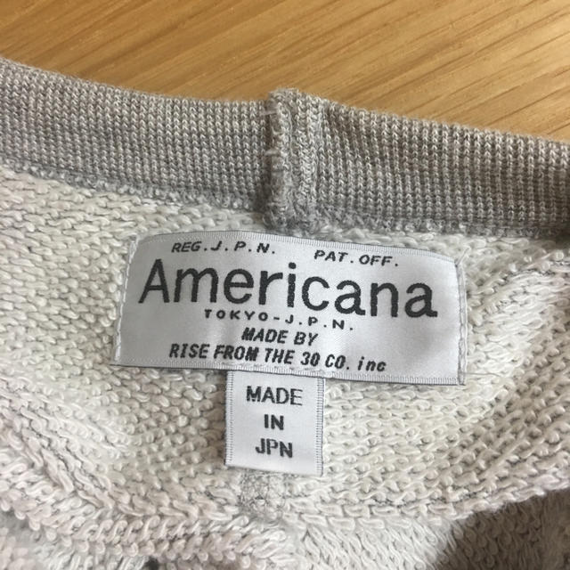 AMERICANA(アメリカーナ)のAmericana プルオーバースウェット グレーM レディースのトップス(トレーナー/スウェット)の商品写真