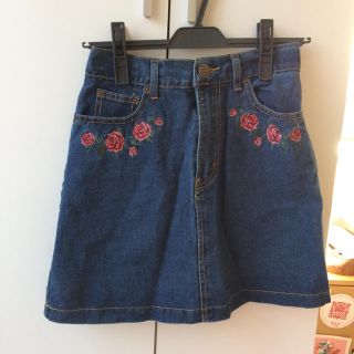 イング(INGNI)の♡花刺繍ミニスカート(ミニスカート)