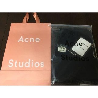 アクネ(ACNE)の【ラスト1点】アクネ　ストール　ネイビー AcneStudios(ストール/パシュミナ)