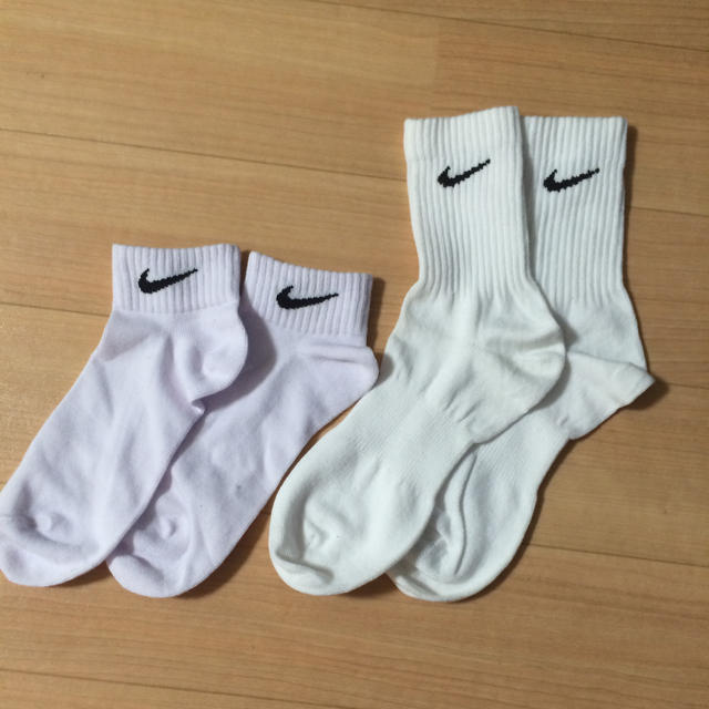 NIKE(ナイキ)のNIKE ソックス 二足組 レディースのレッグウェア(ソックス)の商品写真