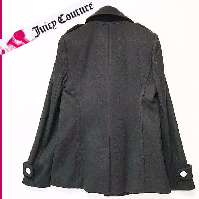 Juicy Couture(ジューシークチュール)の◆新品正規品/JUICY COUTUREジューシークチュール/Pコート黒 レディースのジャケット/アウター(ピーコート)の商品写真