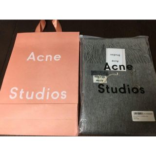 アクネ(ACNE)の【完売必至】 アクネ　ストール　Grey Melange AcneStudios(ストール/パシュミナ)