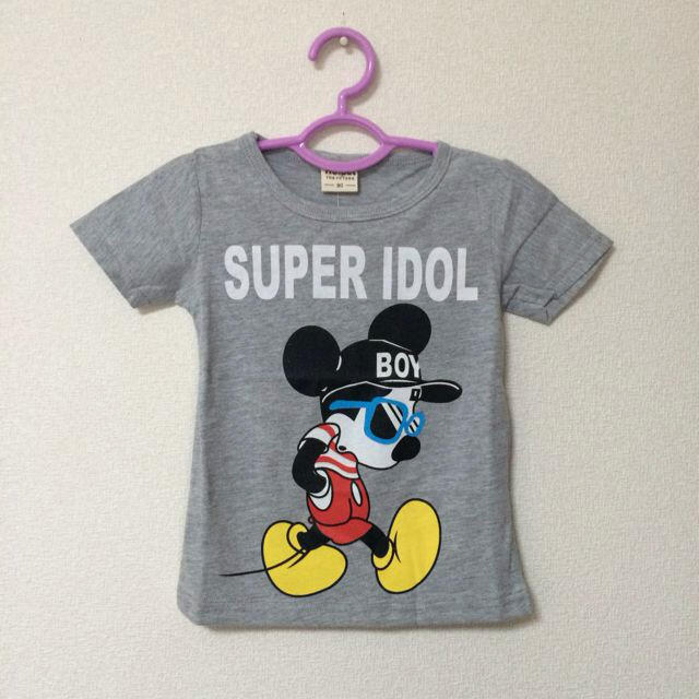 Disney(ディズニー)の新品♡ミッキーT グレー キッズ/ベビー/マタニティのキッズ服男の子用(90cm~)(その他)の商品写真