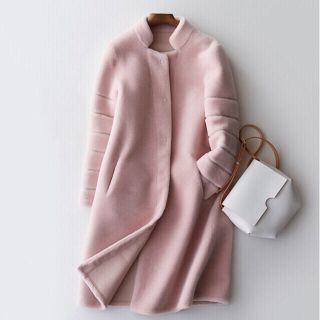 ザラ(ZARA)のbirthday bash ☆DREAMIN PINK BOA COAT (ロングコート)