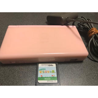 ニンテンドーDS(ニンテンドーDS)のDS Lite【どうぶつの森ソフト＆充電器付き】(家庭用ゲーム機本体)