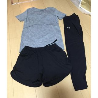 ジーユー(GU)のGU SPORTS＆under armour セット(セット/コーデ)