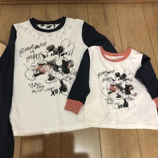 アバンリリー(Avan Lily)のAvanLily  ディズニーコラボ ミッキーロンT 親子おそろい(Tシャツ(長袖/七分))