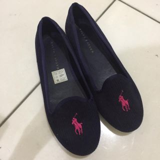 ポロラルフローレン(POLO RALPH LAUREN)の送料込みポロラルフローレン フラットシューズ 美品 バレエシューズ(スリッポン/モカシン)