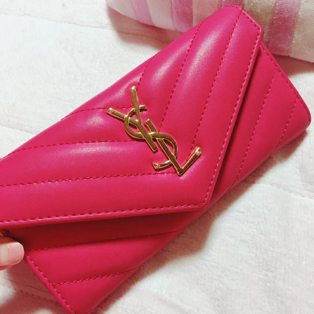 Saint Laurent - YSL サンローラン 長財布 ピンクの通販 by R☆R's ...