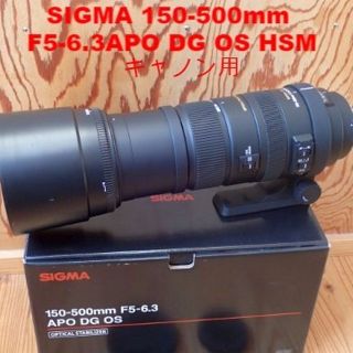 シグマ(SIGMA)のSIGMA 150-500mm F5-6.3APO DG OS キャノン用(その他)