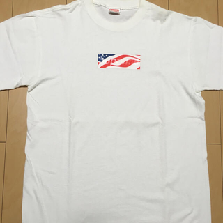 supreme patriot box logo Tシャツ