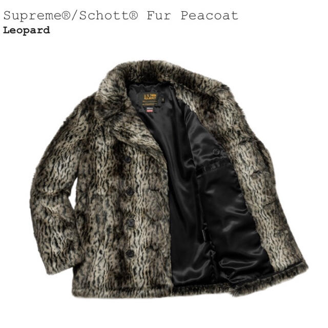 大得価格安 Supreme - Supreme®/Schott® Fur Peacoatの通販 by ーーーs shop｜シュプリームならラクマ 大得価低価