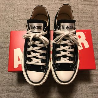 コンバース(CONVERSE)のコンバース日本製  ブラック(スニーカー)