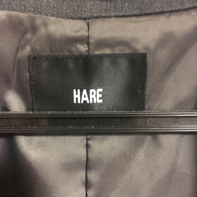 HARE(ハレ)の【るんるん様専用】HARE ノーカラーチェスターコート(Lサイズ相当) メンズのジャケット/アウター(チェスターコート)の商品写真