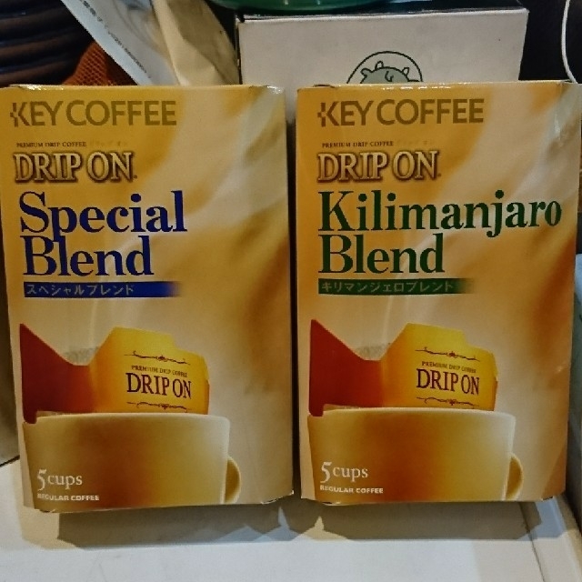 KEY COFFEE(キーコーヒー)のKEY COFFEE ドリップオンコーヒー (5cups×5種) 食品/飲料/酒の飲料(コーヒー)の商品写真