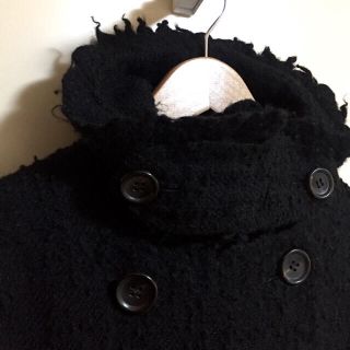 コムデギャルソン(COMME des GARCONS)のファニー様 美品 トリコ ネップ加工 ピーコート(ピーコート)