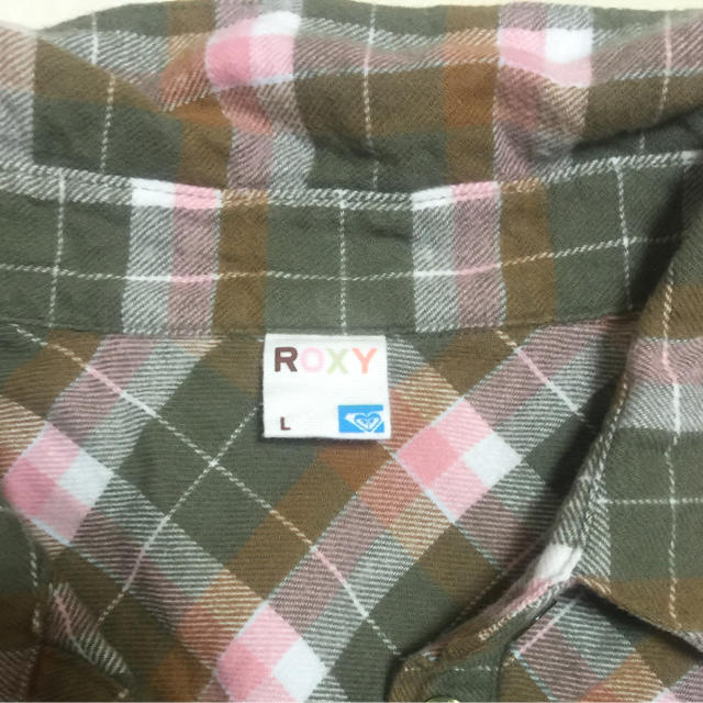 Roxy(ロキシー)の12/3値下げしました！ロキシー☆ネルシャツ☆Ｌ レディースのトップス(シャツ/ブラウス(長袖/七分))の商品写真