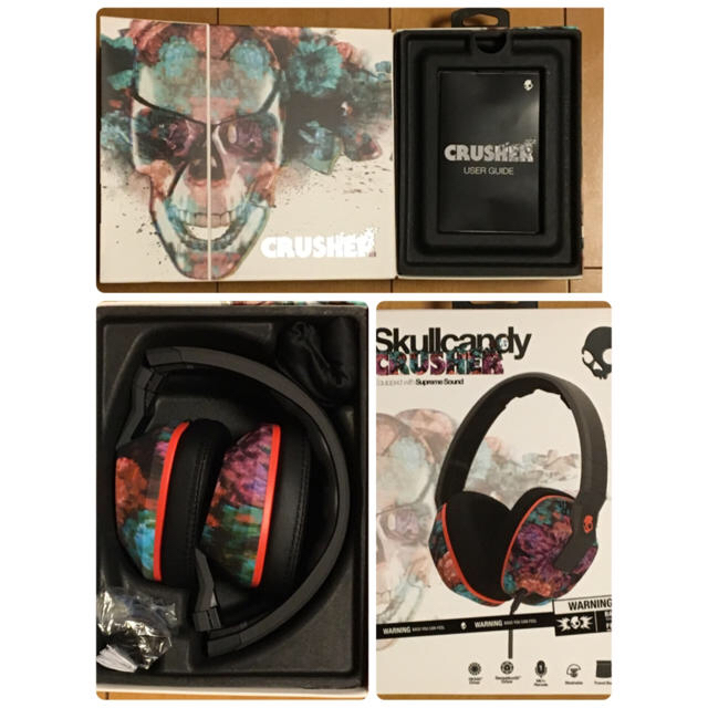 Skullcandy(スカルキャンディ)のscull Candy ヘッドフォン   スマホ/家電/カメラのオーディオ機器(ヘッドフォン/イヤフォン)の商品写真