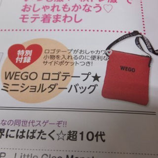 ウィゴー(WEGO)のSeventeenセブンティーン　WEGOロゴテープミニショルダーバッグ(ショルダーバッグ)