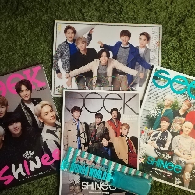 SHINee 会報誌4冊セット ※おまけ付き