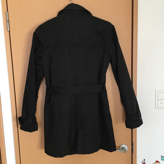 DIESEL(ディーゼル)のディーゼル トレンチ秋冬コート ブラック メンズ用XS レディースのジャケット/アウター(トレンチコート)の商品写真