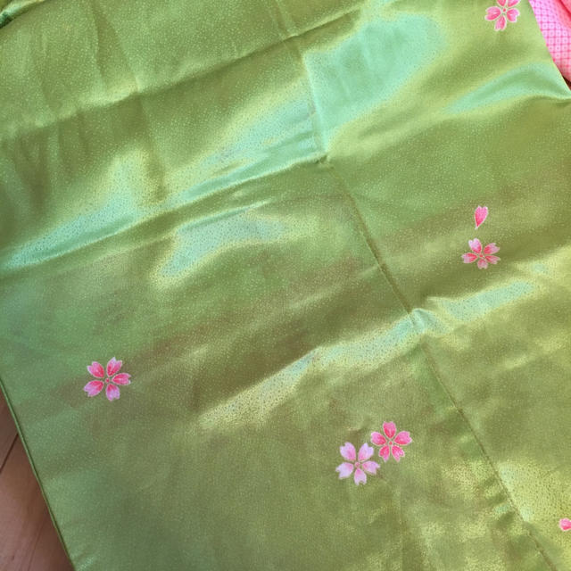 e.o.t.w様専用☆七五三 7歳 着物 フルセット 珍しい黄緑色のお着物です e.o.t.w様専用☆七五三 7歳 着物 フルセット 珍しい黄緑色のお着物です