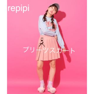 レピピアルマリオ(repipi armario)のレピピプリーツリボンスカート(ミニスカート)