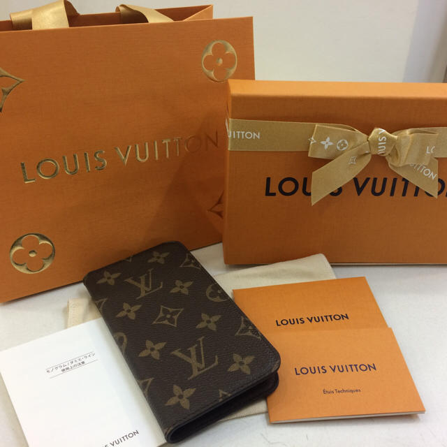 LOUIS VUITTON - 最安‼️新品❤️正規店購入❤️ヴィトン iPhoneXカバー❤️手帳型モノグラム