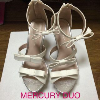 マーキュリーデュオ(MERCURYDUO)のMERCURY DUO 3リボンサンダル(サンダル)