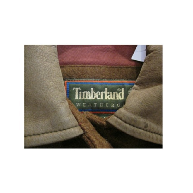 Timberland(ティンバーランド)のused 古着 卸 ティンバーランド　ジャケット コート ブラウン ウール メンズのジャケット/アウター(カバーオール)の商品写真