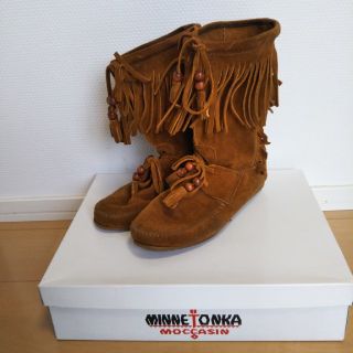 ミネトンカ(Minnetonka)のミネトンカ★MINNETONKA　フリンジブーツ(ブーツ)