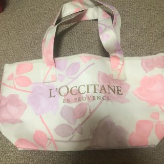 ロクシタン(L'OCCITANE)の花柄ミニトートバッグ(トートバッグ)