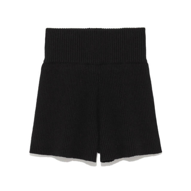 リブニットショートパンツ BLK 即完売商品