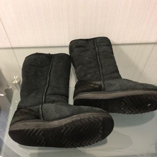 アグ(UGG)の12月1日まで取り置き 激安特価！UGG ブーツ W7 黒 ムートン 26cm (ブーツ)