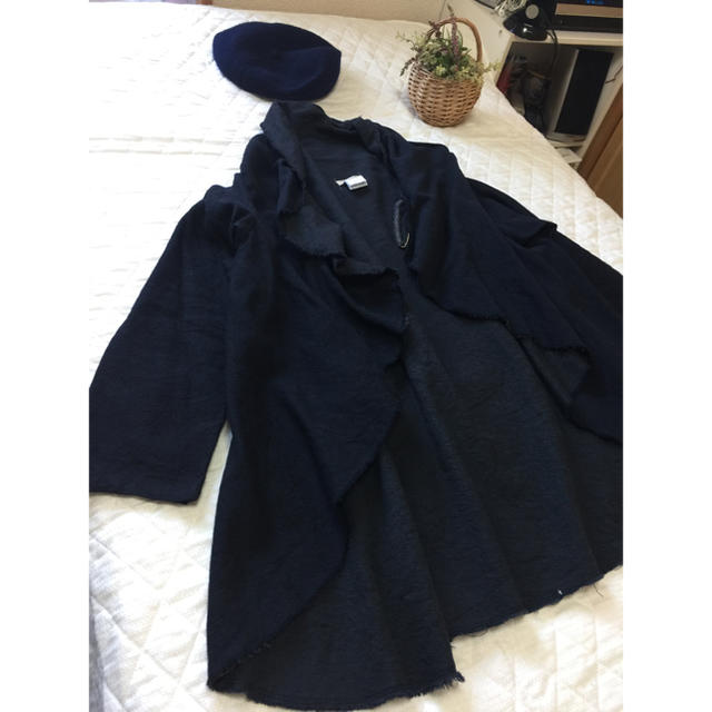 nest Robe(ネストローブ)の【新品】ネストローブリネンウール羽織り レディースのトップス(ボレロ)の商品写真