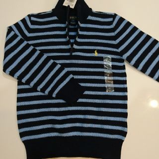 ポロラルフローレン(POLO RALPH LAUREN)の新品 ラルフローレン ジッパー付きニット(ニット)