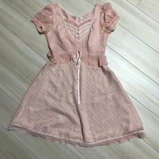 ミルク(MILK)のMILK ハートドットのdress(ひざ丈ワンピース)