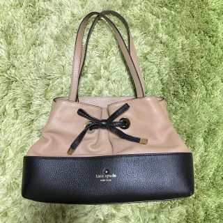 ケイトスペードニューヨーク(kate spade new york)のケイトスペード バイカラーバック 美品(ハンドバッグ)